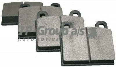 JP GROUP 1163601210 -  Комплект тормозных колодок, дисковый тормоз